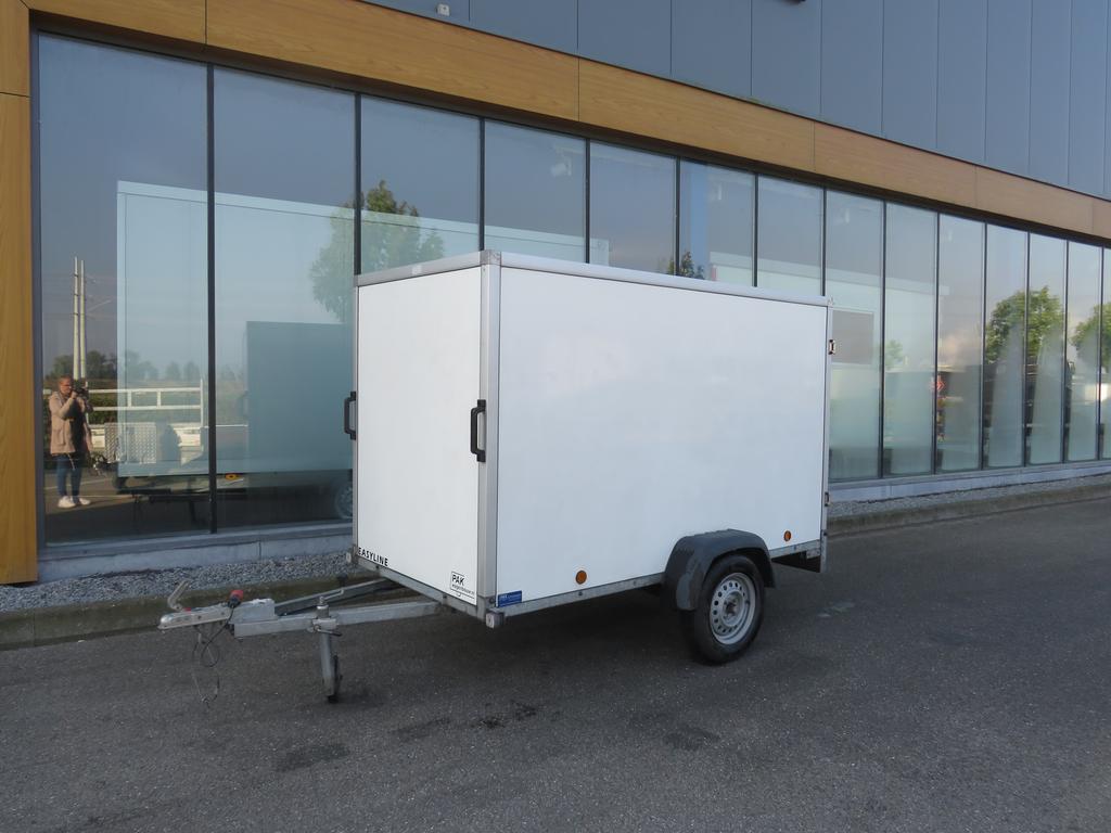 Easyline Gesloten aanhangwagen enkelas 250x125x150cm 750kg